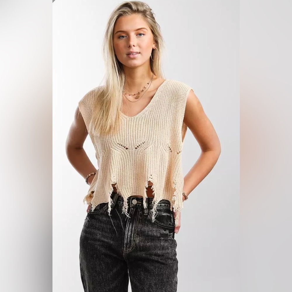 Destructed Sweater Vest